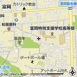 富岡ファッションスクール周辺の地図