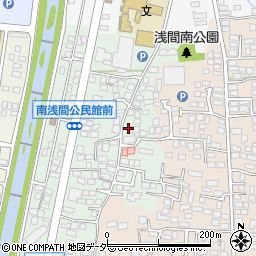 長野県松本市南浅間529-4周辺の地図