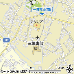 長野県安曇野市三郷明盛1086-7周辺の地図