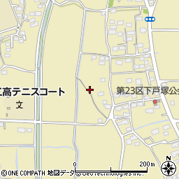 群馬県藤岡市下戸塚274周辺の地図