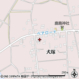 茨城県筑西市犬塚211周辺の地図