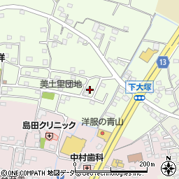 群馬県藤岡市下大塚687-13周辺の地図