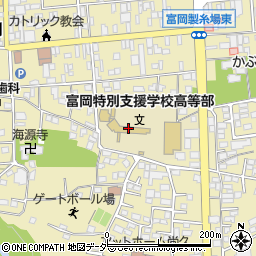 群馬県立富岡特別支援学校高等部周辺の地図