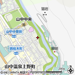 石川県加賀市山中温泉東桂木町ヌ12周辺の地図