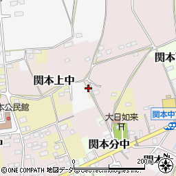 茨城県筑西市関本中127周辺の地図