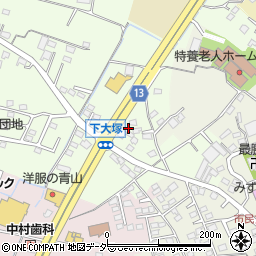 群馬県藤岡市下大塚853-13周辺の地図