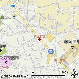 宮本町北周辺の地図