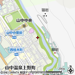 石川県加賀市山中温泉東桂木町ヌ61-2周辺の地図