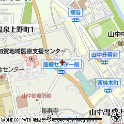 石川県加賀市山中温泉上野町ル246周辺の地図