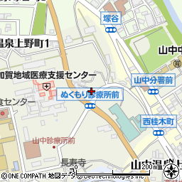 石川県加賀市山中温泉上野町ル246周辺の地図