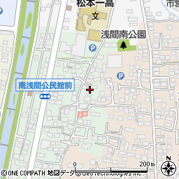 長野県松本市南浅間528周辺の地図