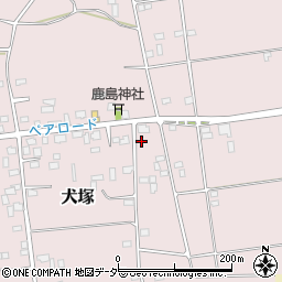 茨城県筑西市犬塚257周辺の地図