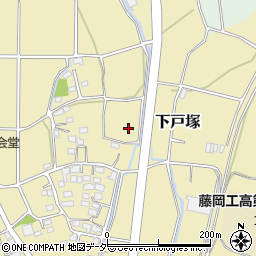 群馬県藤岡市下戸塚559周辺の地図