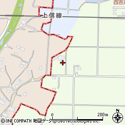 群馬県高崎市吉井町長根1255周辺の地図