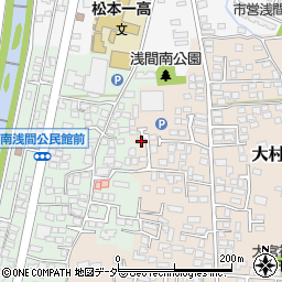 長野県松本市大村543-2周辺の地図