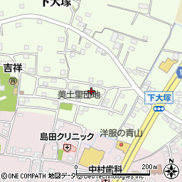 群馬県藤岡市下大塚687-30周辺の地図