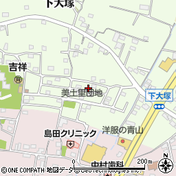 群馬県藤岡市下大塚687-34周辺の地図