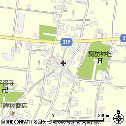 長野県安曇野市三郷温4351周辺の地図