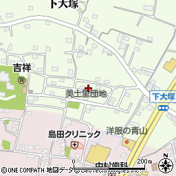 群馬県藤岡市下大塚687-36周辺の地図