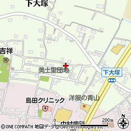 群馬県藤岡市下大塚687-25周辺の地図