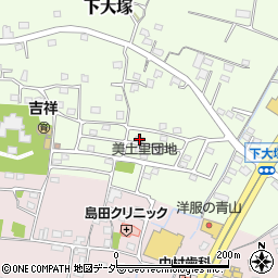 群馬県藤岡市下大塚687-38周辺の地図