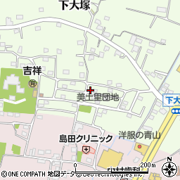 群馬県藤岡市下大塚687-40周辺の地図