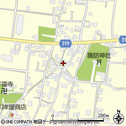 長野県安曇野市三郷温4350-2周辺の地図