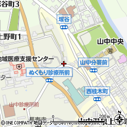 石川県加賀市山中温泉上野町ル56周辺の地図