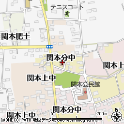 関城郵便局周辺の地図