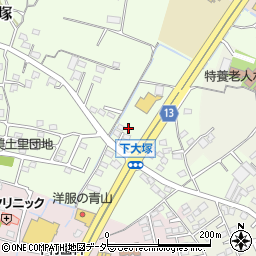 群馬県藤岡市下大塚830-9周辺の地図