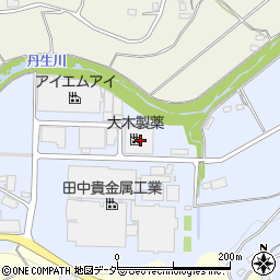 大木製薬株式会社　富岡工場周辺の地図