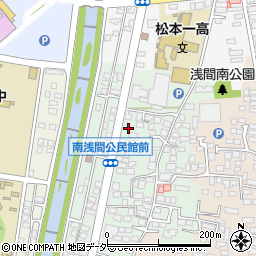 長野県松本市南浅間506周辺の地図