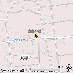 茨城県筑西市犬塚261周辺の地図
