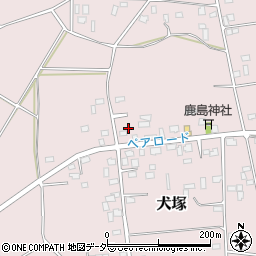 茨城県筑西市犬塚265周辺の地図