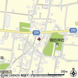 長野県安曇野市三郷温4350-3周辺の地図