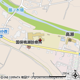 佐久市立高瀬小学校周辺の地図