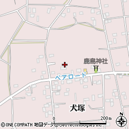 茨城県筑西市犬塚264周辺の地図