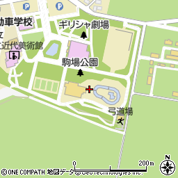 佐久市駒場公園プール周辺の地図