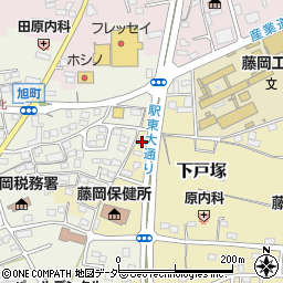 群馬県藤岡市下戸塚44周辺の地図