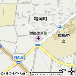 太田市尾島体育館周辺の地図