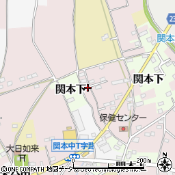 茨城県筑西市関本中1086周辺の地図
