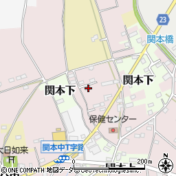 茨城県筑西市関本中1087周辺の地図
