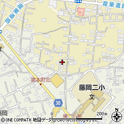 前橋大気堂藤岡周辺の地図