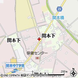 茨城県筑西市関本中1090-1周辺の地図