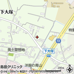 群馬県藤岡市下大塚757-2周辺の地図