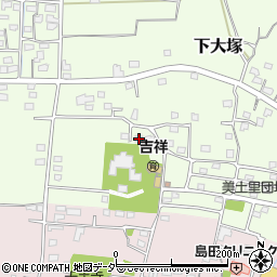 群馬県藤岡市下大塚674-8周辺の地図