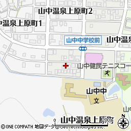 石川県加賀市山中温泉加美谷台2丁目周辺の地図