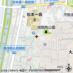 長野県松本市南浅間481周辺の地図