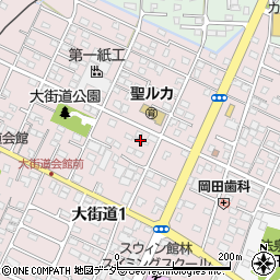 田部井印刷周辺の地図
