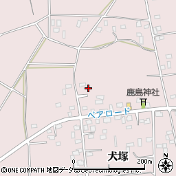 茨城県筑西市犬塚266-9周辺の地図